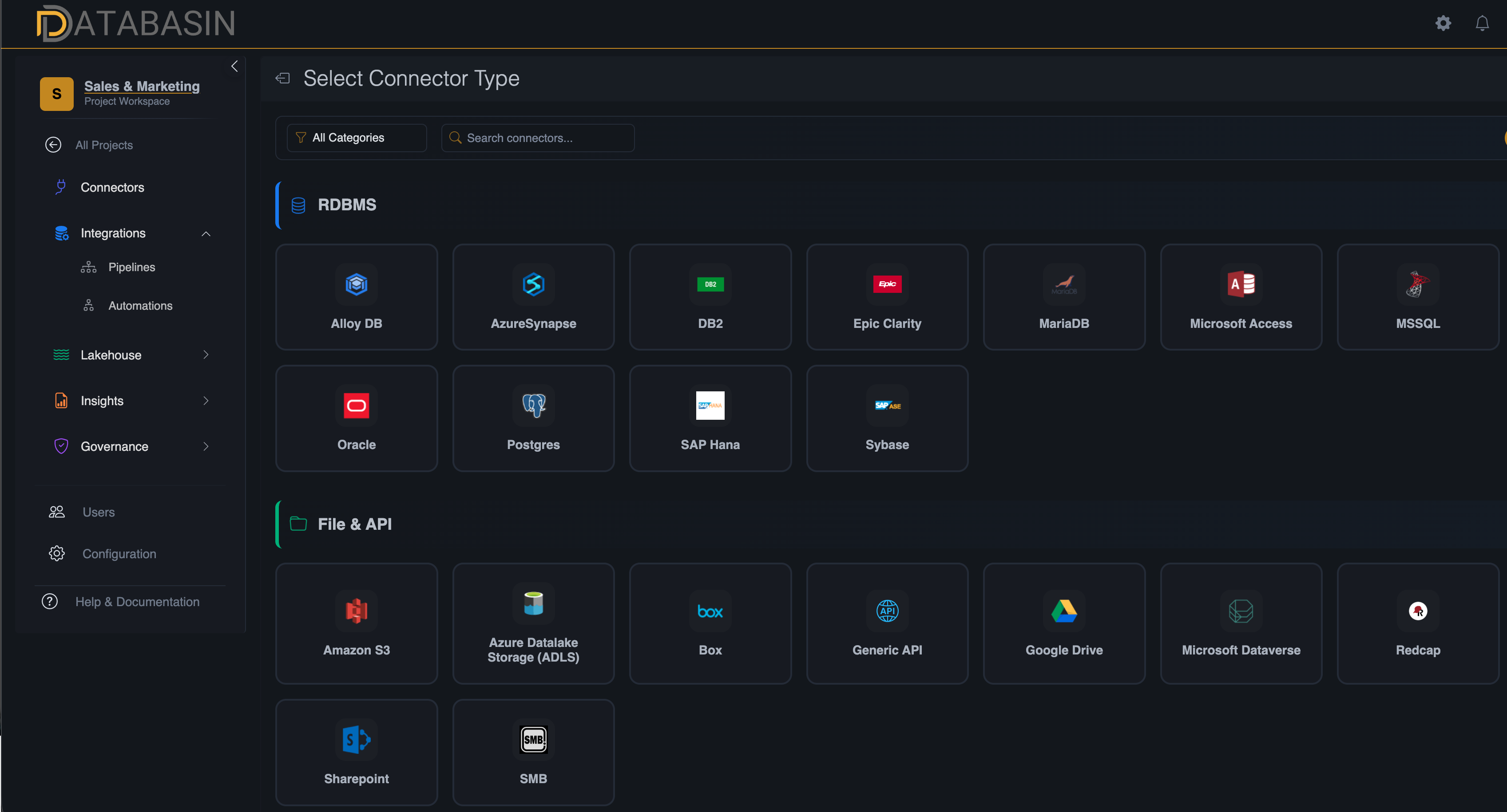 Databasin Integrations - Connector Library